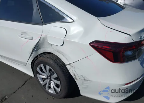 2025 Honda Civic Lx from USA, damaged, VIN 2HGFE2F22SH558612